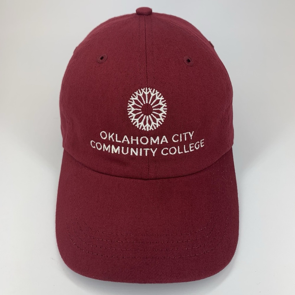 OCCC Hat Oklahoma City Community College Red OSFA Paramount Baseball Cap
